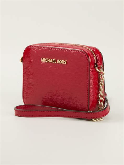 michael kors vivian quilted red|michael kors leather crossbody bag.